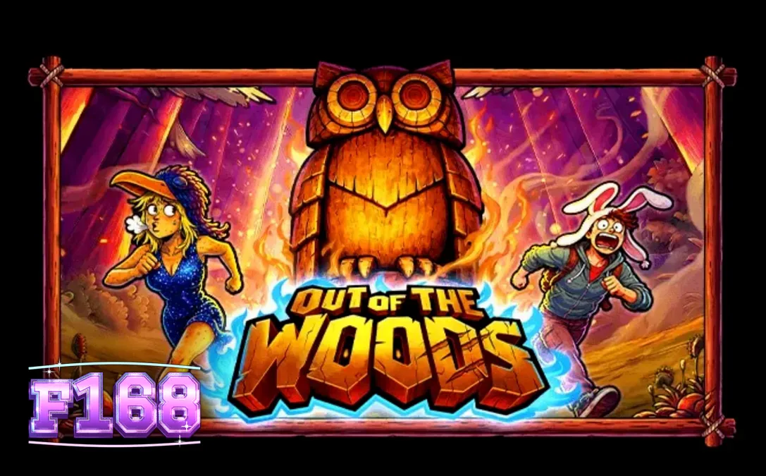 Giao diện trò chơi Out of the Woods với các nhân vật mặc đồ thú trong rừng